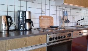 Кухня или мини-кухня в Ferienwohnung Luise
