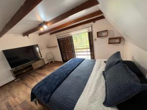 TV a/nebo společenská místnost v ubytování MAKTVB Costanera - Hostal Boutique