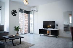 TV i/ili multimedijalni sistem u objektu Apartman Arija