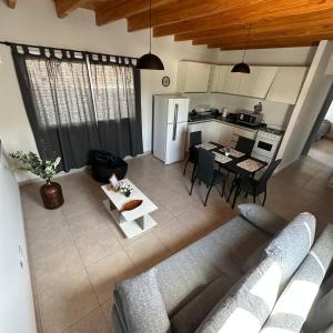 an overhead view of a living room and kitchen at Espectacular departamento a estrenar en Mendoza in Godoy Cruz