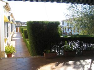 A garden outside Charming House in Hornachuelos with Shared Pool