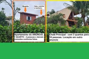 En have udenfor Apartamento aconchegante e confortável