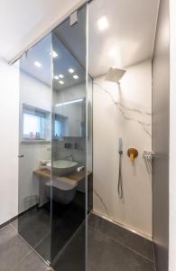 Koupelna v ubytování Appartement Auszeit
