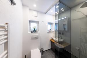Koupelna v ubytování Appartement Auszeit