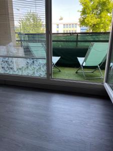 Balkon lub taras w obiekcie Square Walliser près ZENITH