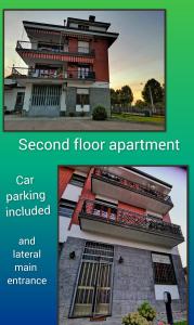 un edificio con un appartamento al secondo piano parcheggio incluso e ingresso laterale di Delponte Residence a Rocchetta Tanaro