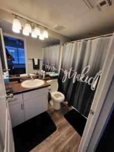 A bathroom at Modern 2BR Oasis!