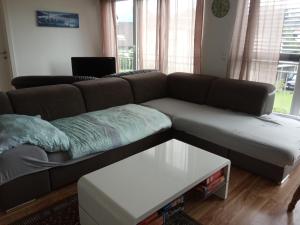 A seating area at Wohnung Rheintal im Alpenvorland