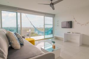 TV a/nebo společenská místnost v ubytování TU CASA EN MORROS 3