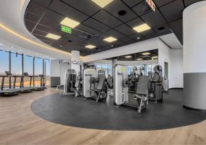 Fitness center at/o fitness facilities sa Luxury Haven at Ellipse Waterfall