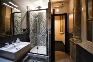 Koupelna v ubytování Nik rooms