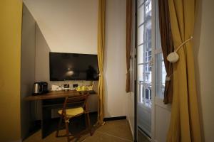 TV a/nebo společenská místnost v ubytování Nik rooms