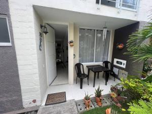 Balkón nebo terasa v ubytování Cómoda casa en condominio para descansar