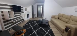 Χώρος καθιστικού στο Casa TOP