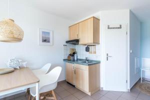 Kuchyň nebo kuchyňský kout v ubytování Haus Seeblick Wohnung 12 Easy Ocean