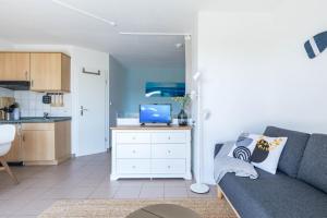 Kuchyň nebo kuchyňský kout v ubytování Haus Seeblick Wohnung 12 Easy Ocean