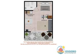 Půdorys ubytování Haus Seeblick Wohnung 12 Easy Ocean