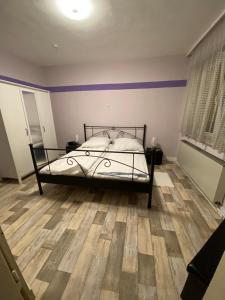 Postel nebo postele na pokoji v ubytování Haus an der Diemel