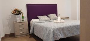 Posteľ alebo postele v izbe v ubytovaní Apartamentos Costa de la Luz Béjar 28-30