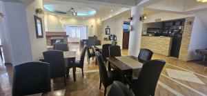 Kuchyň nebo kuchyňský kout v ubytování Hotel Bran Stoker