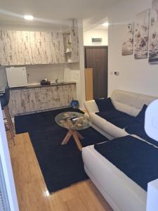 Η κουζίνα ή μικρή κουζίνα στο Sara apartman +10 φωτογραφίες