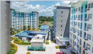 an overhead view of a building in a city with buildings at SEAWIND TOWER 6 CONDOMINIUM in Davao City