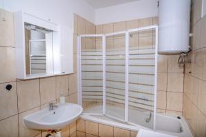 Koupelna v ubytování Apartment Bura