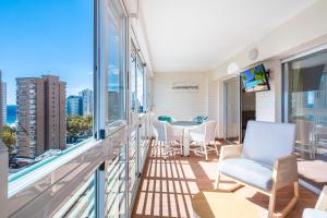Balkon lub taras w obiekcie Niza 11-A Apartment Levante Beach