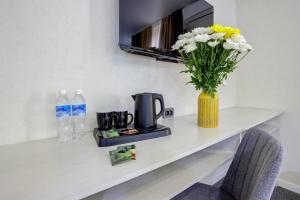 Příslušenství pro přípravu čaje a kávy v ubytování Viva Hotel