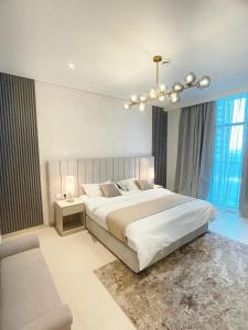 Postel nebo postele na pokoji v ubytování Seven palm residences-2 bedrooms, Palm Jumeirah