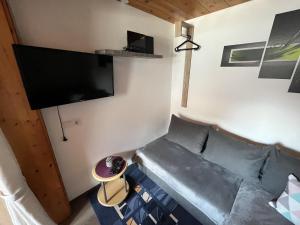 Televízia a/alebo spoločenská miestnosť v ubytovaní Apartment Familie Thomas und Angelika Melmer