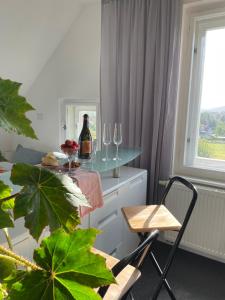 Posezení v ubytování Apartment Varnsdorf Nr.1