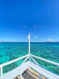 a view of the ocean from a boat in the ocean at Egang-egang Resort Bum-Bum Island Semporna in Semporna