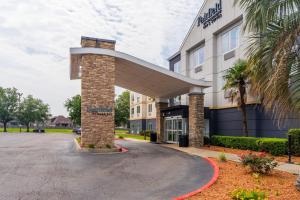 a rendering of the front of a hotel at Fairfield Inn & Suites Beaumont in Beaumont