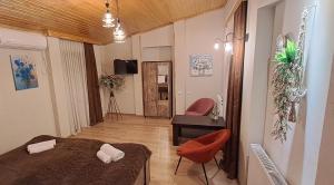 TV o dispositivi per l'intrattenimento presso Hotel and Restaurant "VILLA GIVISI"