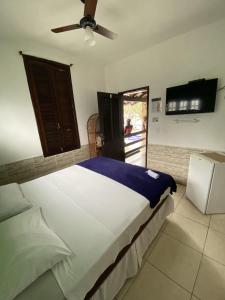 Postel nebo postele na pokoji v ubytování Pousada Villa Real Paraty - Localização e café da manhã EXCELENTES"