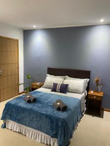 En eller flere senge i et værelse på Selva mia