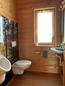 Koupelna v ubytování Chalet Leitn-Anger