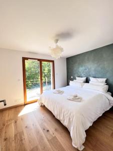 Postel nebo postele na pokoji v ubytování Casa el nido
