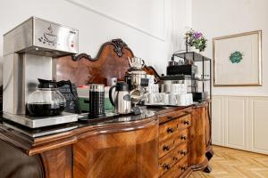 A kitchen or kitchenette at Beletage-Boutique Hotel