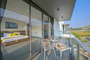 Balkón nebo terasa v ubytování Jalsa Villas Phase 2