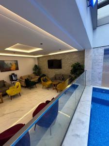 Bazén v ubytovaní Twin Hotel Tanger alebo v jeho blízkosti