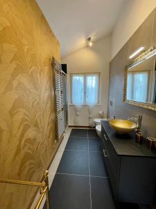 Koupelna v ubytování B&B Villa Tersius
