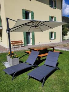 A garden outside Casa Le Iscle