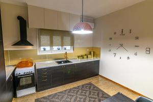 Η κουζίνα ή μικρή κουζίνα στο Luxury apartment Vol 1 with 3 bedrooms close to the lake +36 φωτογραφίες