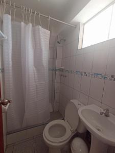 Kylpyhuone majoituspaikassa La Posada del Monge