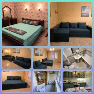 Гостиная зона в 2-к квартира Малиновського 12. Набережна лівого берега.