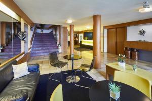 Zona d'estar a Hotel Rotes Haus