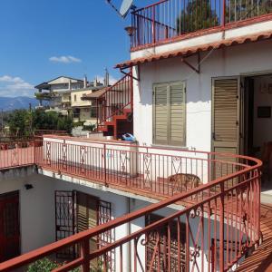 Balkón nebo terasa v ubytování Rosa di Calabria