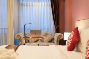 Postel nebo postele na pokoji v ubytování Tubtim Siam Suvarnabhumi Hotel